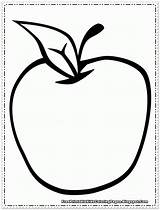 Apple Coloring Pages Printable Fruit Kids Red Print Clip Library Clipart Scroll Want Down Which Choose Just Popular sketch template