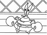 Krabs Spongebob sketch template