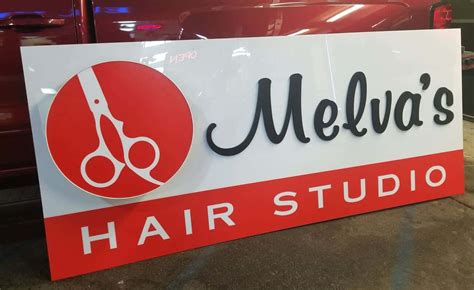 Salon Signs Los Angeles Neon Fascia Projecting Signs