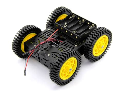 multi chassis wd robot kit metal chassis quad robot kit atv versi winder  cable winder