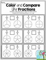 Fractions Than Greater Less Compare Grade Symbols Kids Color Math Worksheets Worksheet Comparing Equal Use 3rd Each Printable 2nd Set sketch template