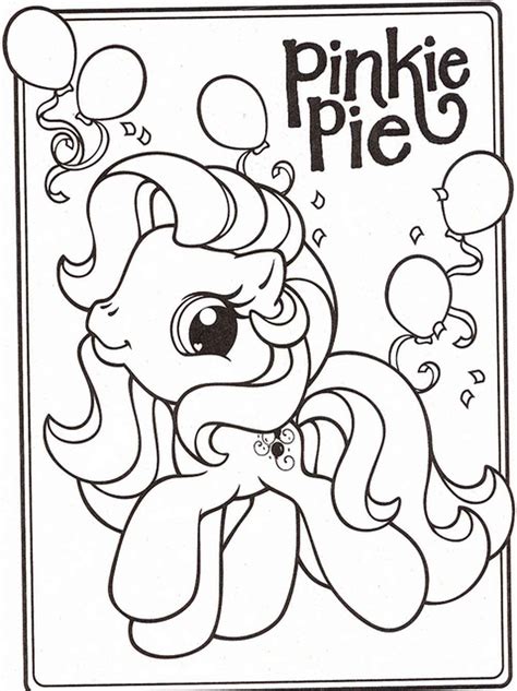 pony pinkie pie coloring pages  kids   adults