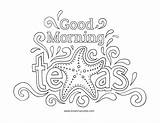 Coloring Steer Morning Good Pages Printable Sunshine Sheets Cooke Breanna Getcolorings Color Template Texas Longhorn sketch template