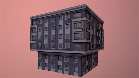 model architectural building  vr ar  poly cgtrader