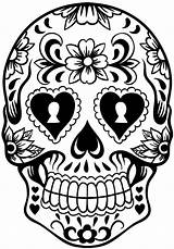 Caveira Skulls Mexicana Calavera Calaca Decal Adult Pngwing Ausmalbilder Thecraftedsparrow Passo Mandala Crianca Chicano Artesanato Totenkopf Getdrawings Moziru W7 Calaveras sketch template