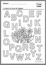 Coloriage Alphabet Maternelle Abécédaire Tableau Choisir Un Lettres sketch template