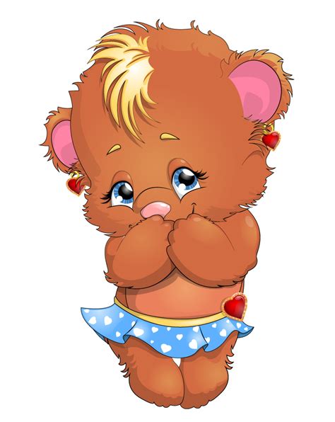 cartoon teddy bear vector  vector graphic