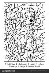 Magique Nummer Chien Cm1 Hond Number Coloriages Chiffres Magiques Chiffre Kleurplaat Assis Escargot Coloring Numéro Volwassenen Difficile Zahlen Kinderen Numéroté sketch template