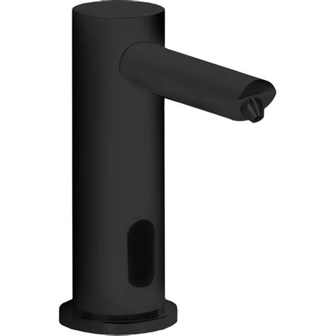 pyos  modern automatic soap dispenser  matte black electronic faucet