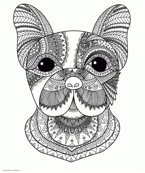 intricate animal coloring pages