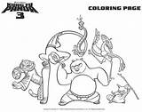 Panda Fu Kung Coloring Printable Pages Choose Board sketch template
