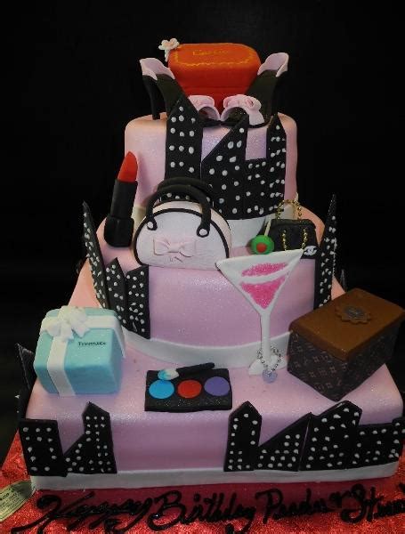 Sex In The City Cake With Fondant Accessories B0361 Circo S Pastry Shop