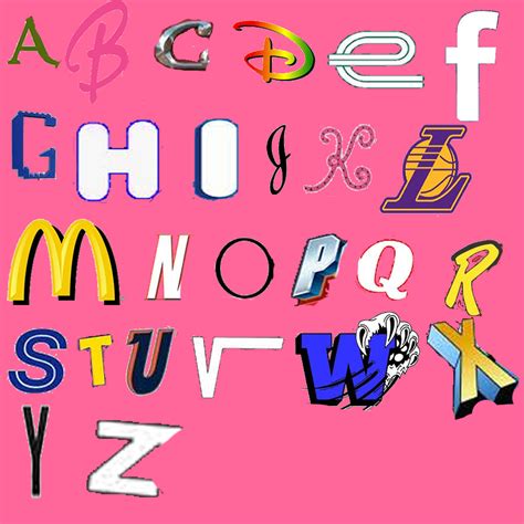 pcahntas alphabet logo