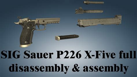 sig sauer p   full disassembly assembly youtube