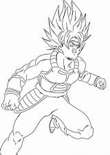 Saiyan Colorare Disegni Kai sketch template