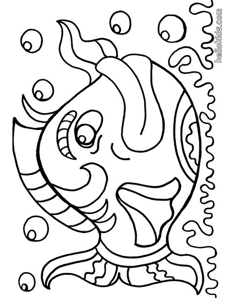 fish coloring pages  kids disney coloring pages