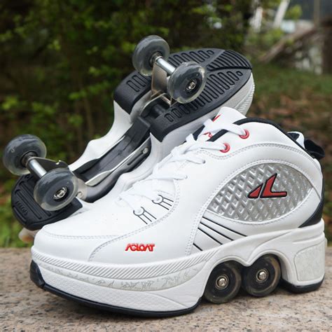 ultra light deformation shoes adult heelys shoes skate heelys roller shoes fashion sneakers