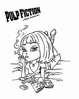 Fiction Pulp Jadedragonne Coloring Deviantart Pages Stamps Jade Bundles Joy Hands Color Adult Book Digital sketch template