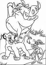 Simba Timon Roi Pumbaa Pumba Leone Cirque Enfants Colorier Colorare Maestrasabry Coloriages Justcolor Condividi Disegni Cartoni sketch template