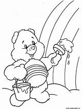 Coloring Pages Rainbow Carebear Bear Care Choose Board Kids sketch template