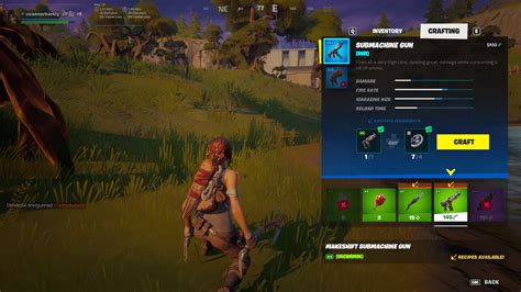 craft mechanical weapons  mechanical parts   makeshift weapon  fortnite gamepur
