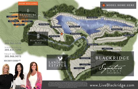 blackridge community map  signature homes issuu