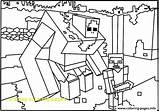 Coloring Stampy Pages Minecraft Cat Getcolorings sketch template