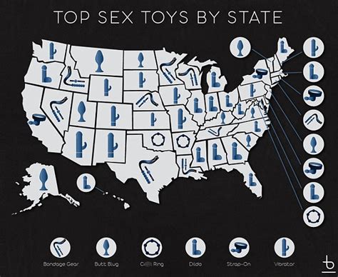 map reveals the most popular sex toys in every state daily mail online