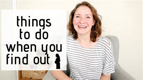 7 Things To Do When You Find Out You Are Pregnant Youtube