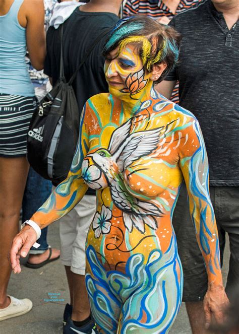 Body Painting New York City On A July Saturday