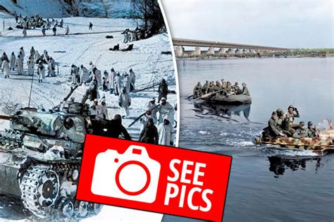 world war 2 colour pictures show army tanks daily star