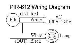 complete guide   wire  pir sensors  diagram