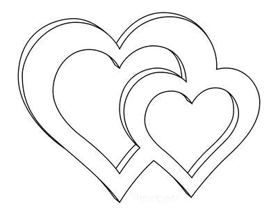 adorable heart coloring pages  kids adults heart coloring pages