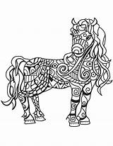 Cavallo Disegno Cavalla Colorear Yegua Dune Buggy Zentangle sketch template