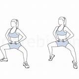 Raise Calf Squat Sumo Do Exercise Skimble sketch template