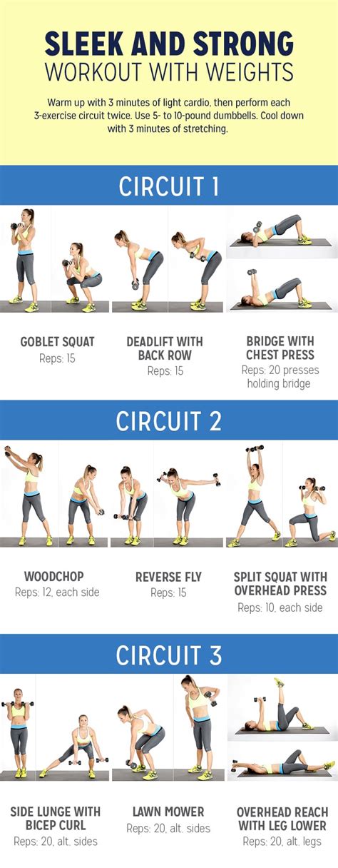 circuit workout  weights popsugar fitness