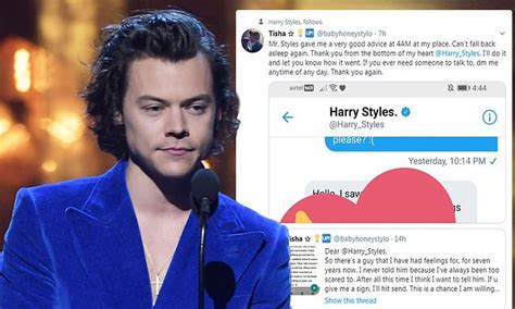 Harry Styles Gives Fan Love Advice At 4am In Twitter Direct Message