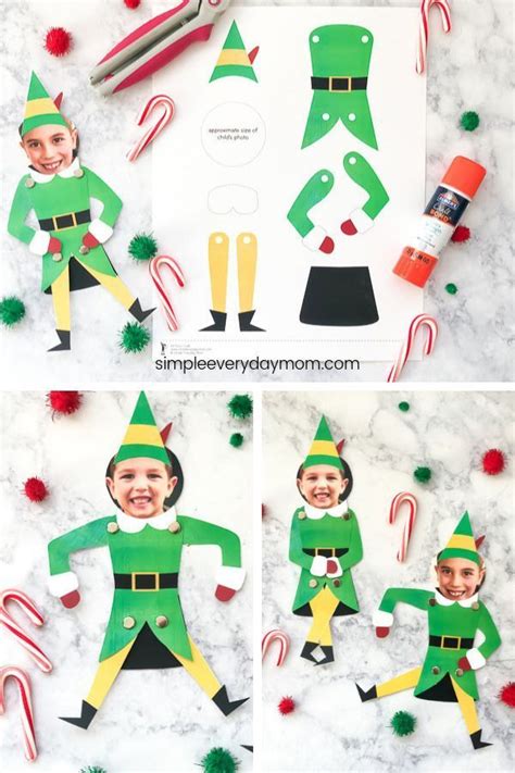 turn  child  buddy  elf    printable template