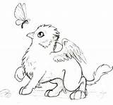 Mythical Creatures Drawing Creature Griffin Baby Drawings Coloring Mythological Pages Chimeras Colouring Fantasy Google Search Rpg Alchemist Fanpop Metal Griffins sketch template