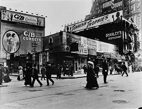 43rd and broadway early 20th century street view photo nyc