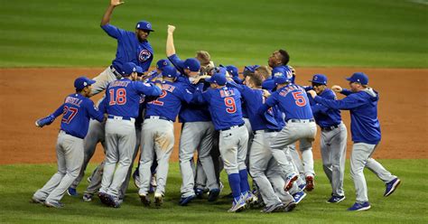 cubs win thrilling game    innings   world series title