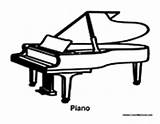 Piano Coloring Pages Colormegood Music sketch template