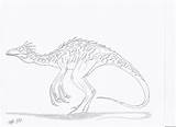 Troodon Pectinodon sketch template