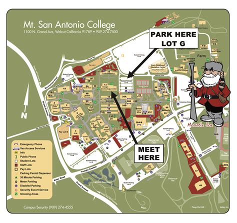 Mt San Antonio College Map South America Map