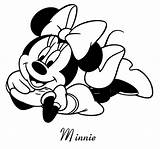 Minnie Mouse Coloring Printable Pages Coloringme Anything Print Mini sketch template