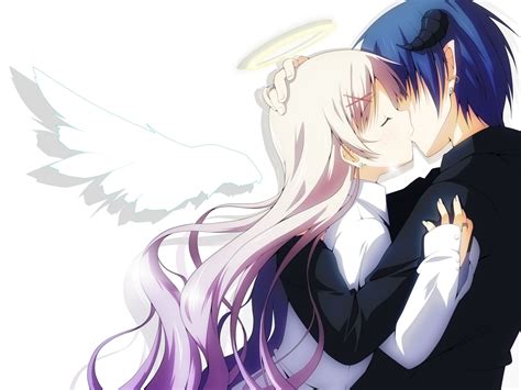 Download 1920x1440 Anime Couple Kissing Romance