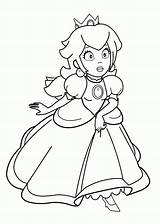 Supermario Princesse Daizy Prinzessin Malvorlage Bowser Ausmalen sketch template