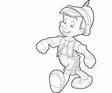 Pinocchio Printing sketch template
