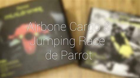 jai teste les drones airbone cargo  le jumping race de parrot