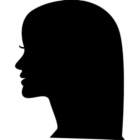 Woman Head Side View Free Shapes Icons